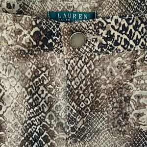 Ralph Lauren snakeskin pants - size 12